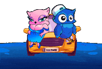 Car Yawn Sticker by BigBrains