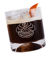 Old Fashioned Coffee Sticker by slowandlow
