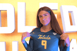 Jersey Pull GIF by Toledo Rockets