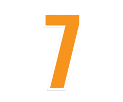 Number 7 Pma Sticker by Upsiders
