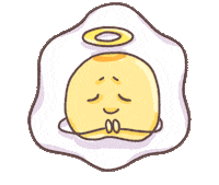 baimeat egg 蛋 荷包蛋 真香 Sticker