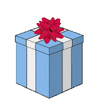 merry christmas gift STICKER by Hi-Art