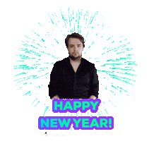 Happy New Year Sticker