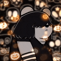 Sad All Black GIF by SuperRareBears