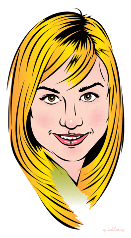 brie larson illustration GIF by PEEKASSO
