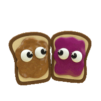 Peanut Butter Love Sticker by Mora Vieytes
