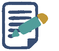 Writing Notes Sticker by Stratos Creative Marketing