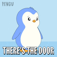 Penguin Goodbye GIF by Pudgy Penguins