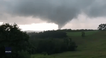 Intense Footage Shows Tornado Approaching Western Pennsylvania Residents