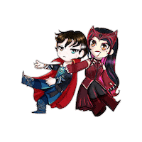 Chibiscollab Sticker