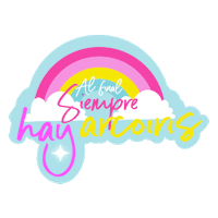 happy rainbow Sticker by Paula Abreu