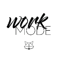 Work Mode Sticker by Marketingfuchs