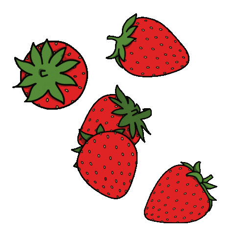 darlingknows giphyupload vegan fruit strawberry Sticker