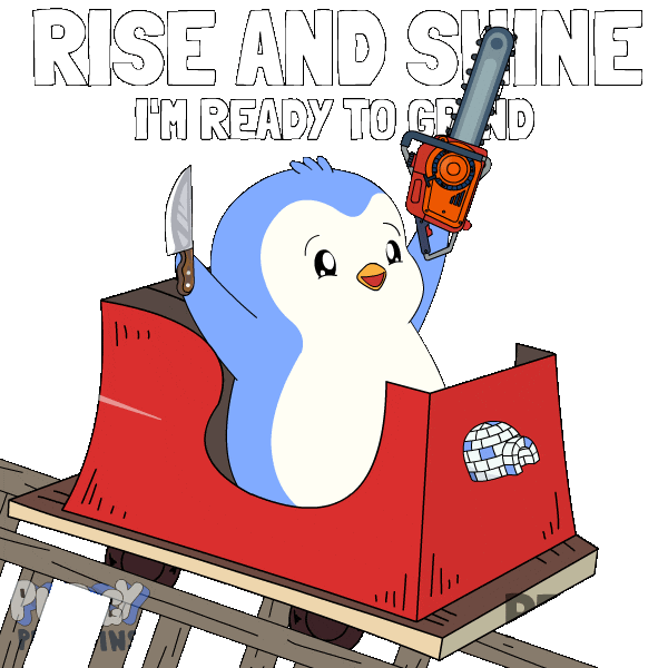 Good Morning Sticker by Pudgy Penguins