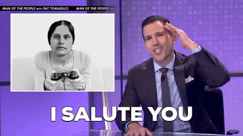 war wow GIF by Man Of The People with Pat Tomasulo