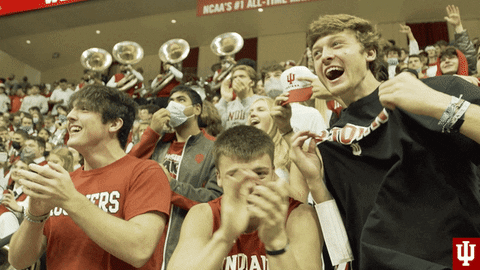 College Sports Fans GIF by Indiana Hoosiers