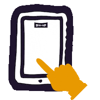 Hold To Read Sticker by gro-up