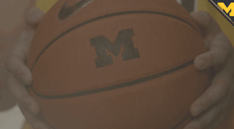 Go Blue College Basketball GIF by Michigan Athletics