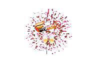 Happy New Year Champagne Sticker by fire bus