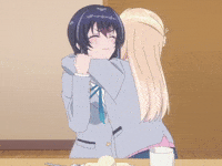 Girl Hug GIF
