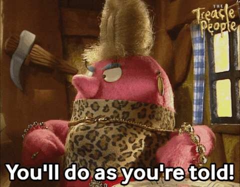 Obey Me Stop Motion GIF by Fire Mountain Productions