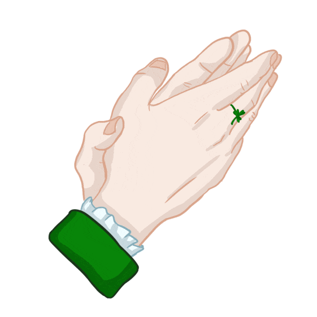 Saint Patrick Applause Sticker by Stickerpacks.design