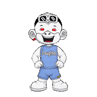 Laugh Lol Sticker by Zhot Shop