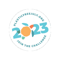 Sticker by Plastic Free July