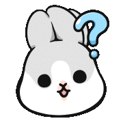 Bunny Rabbit Sticker by YUKIJI