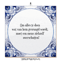 Humor Wijsheid Sticker by Tegelspreuken.nl