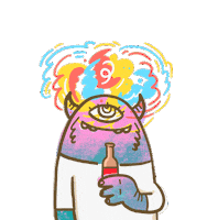 Drunk Illustration Sticker by Geo Law