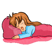 Tired Sleep Sticker