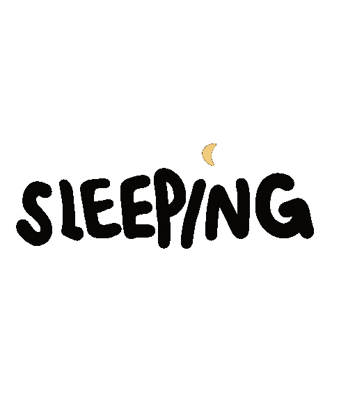 Night Time Sleeping Sticker