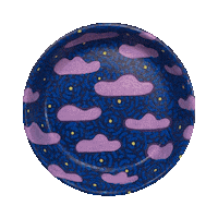 GoldenLemonGoblin sky sunset clouds van gogh Sticker