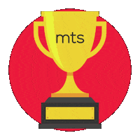 mts red bravo cup mts Sticker