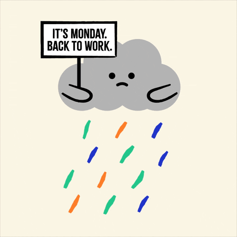 Monday Morning GIF by Jessica Lau