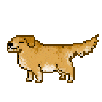 Golden Retriever Dog Sticker
