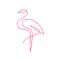 FlordeEmprendedora flamingo pink flamingo flor de emprendedora flordeempreendedora Sticker