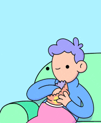 Hungry My Food GIF by doodles