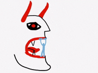 Devil Be Brave GIF by Barbara Pozzi