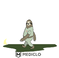 Day And Night Sloth Sticker by Mediclo