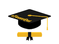 Graduation Cap Sticker by Kennesaw State University