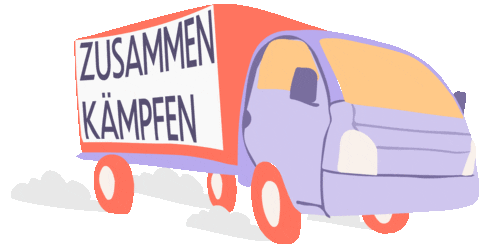 Car Truck Sticker by Rosa-Luxemburg-Stiftung