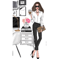 Bossbabe Sticker by CMID Interior Design