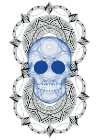 Trick Or Treat Art Sticker