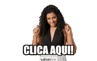 Ale Clica Aqui Sticker by Salon Line