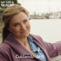 AcornTVLATAM safe Cuidado acorn tv lucy lawless GIF