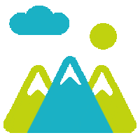 EvolveVacationRental nature sun vacation mountains Sticker