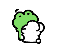 Frogman Hug Sticker by Annafish