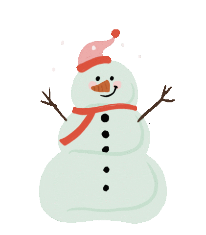 Winter Snowman Sticker